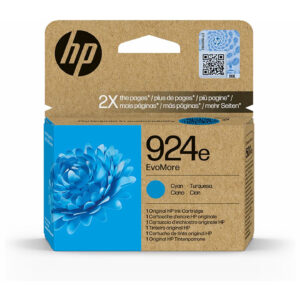 HP 924E EVOMORE CIAN ALTA CAPACIDAD Cartucho Tinta Original