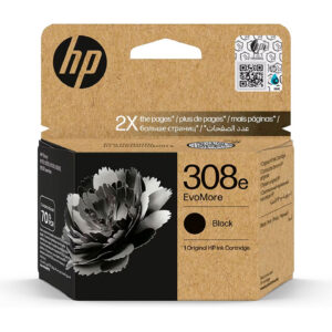 HP 308E EVOMORE NEGRO ORIGINAL INK CARTRIDGE Cartucho Tinta Original