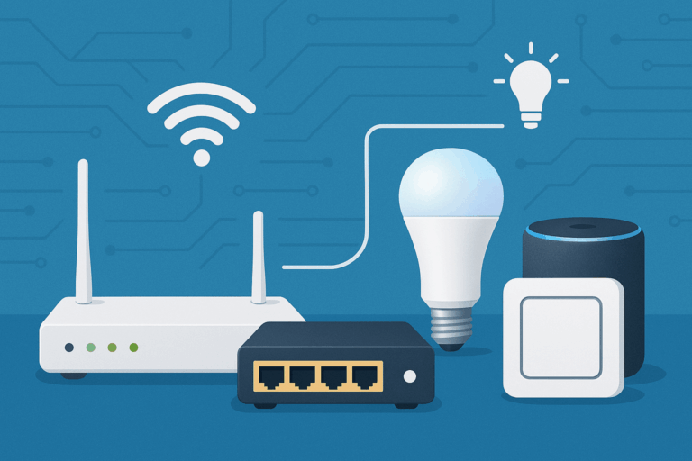 ¿Qué son los dispositivos de red y la iluminación inteligente? Guía completa para mejorar tu WiFi y tu hogar conectado