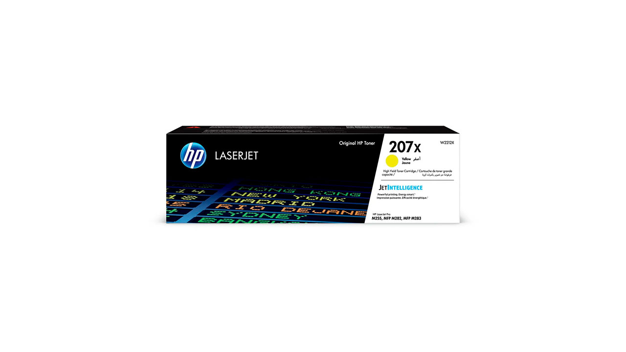 HP 207X TONER ORIGINAL AMARILLO