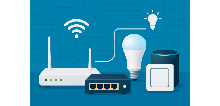 ¿Qué son los dispositivos de red y la iluminación inteligente? Guía completa para mejorar tu WiFi y tu hogar conectado