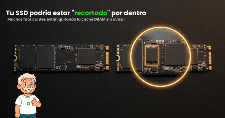 Los SSD sin memoria caché se multiplican: cómo detectarlo antes de comprar 🔍