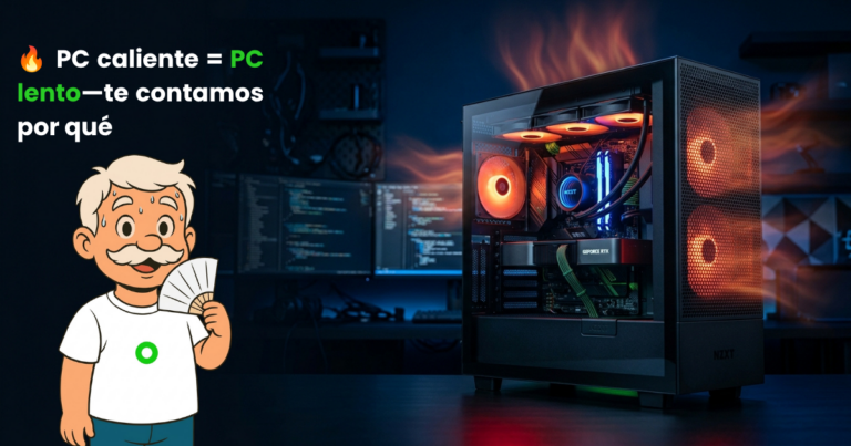 🌡️ Tu PC se calienta demasiado: por qué pasa y cómo evitarlo